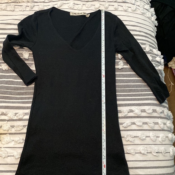 Michael stars - The original tee (black quarter sleeve tee with scoop/vneck - Picture 6 of 6